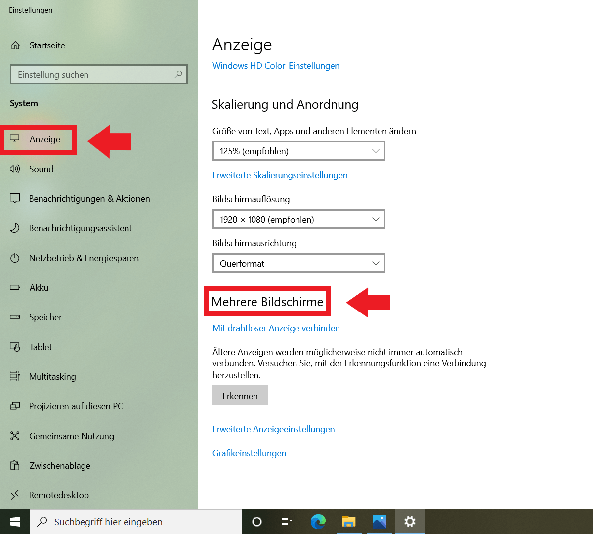 2 Bildschirme einrichten unter Windows: Schritt für Schritt