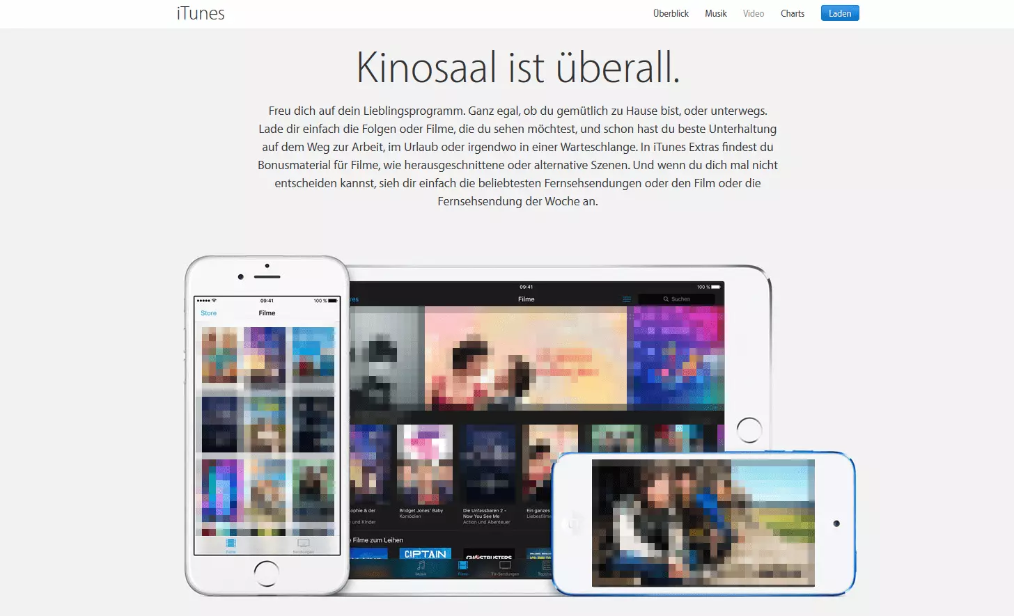 Vorstellung der Features von iTunes Video