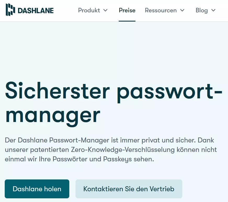 Passwort-Manager: Dashlane