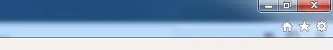 Internet Explorer: Symbole oben rechts