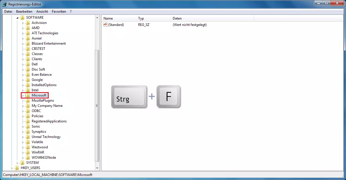 Windows-Registry-Microsoft-Ordner