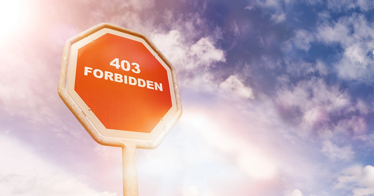 403 Forbidden: Was bedeutet der HTTP-Status-Code und wie behebt man ihn?