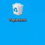 Desktopsymbol für den Papierkorb in Windows 10 