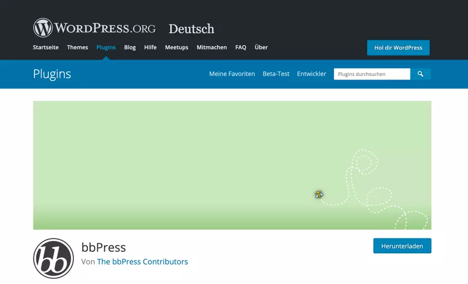 bbPress zum Download auf WordPress.org