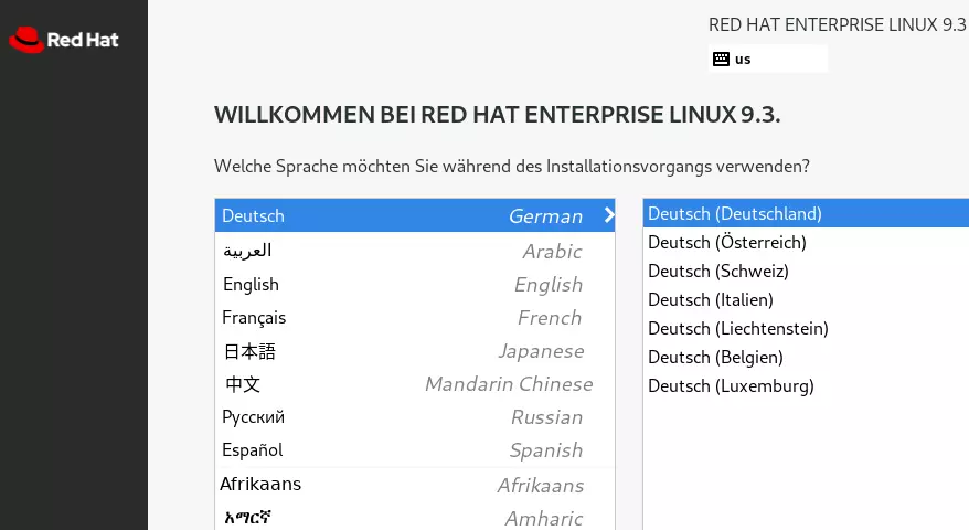 RHEL-9-Install-Sprache