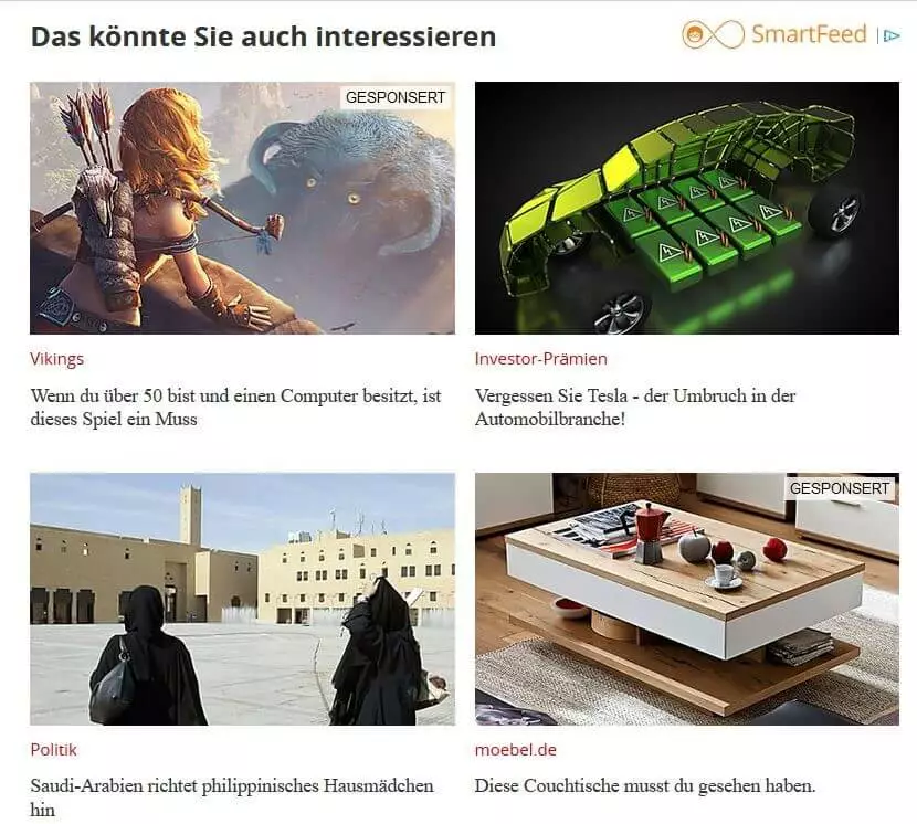 Native Advertising bei Focus Online