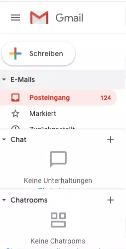 Gmail mit Googl-Chat-Vorschau