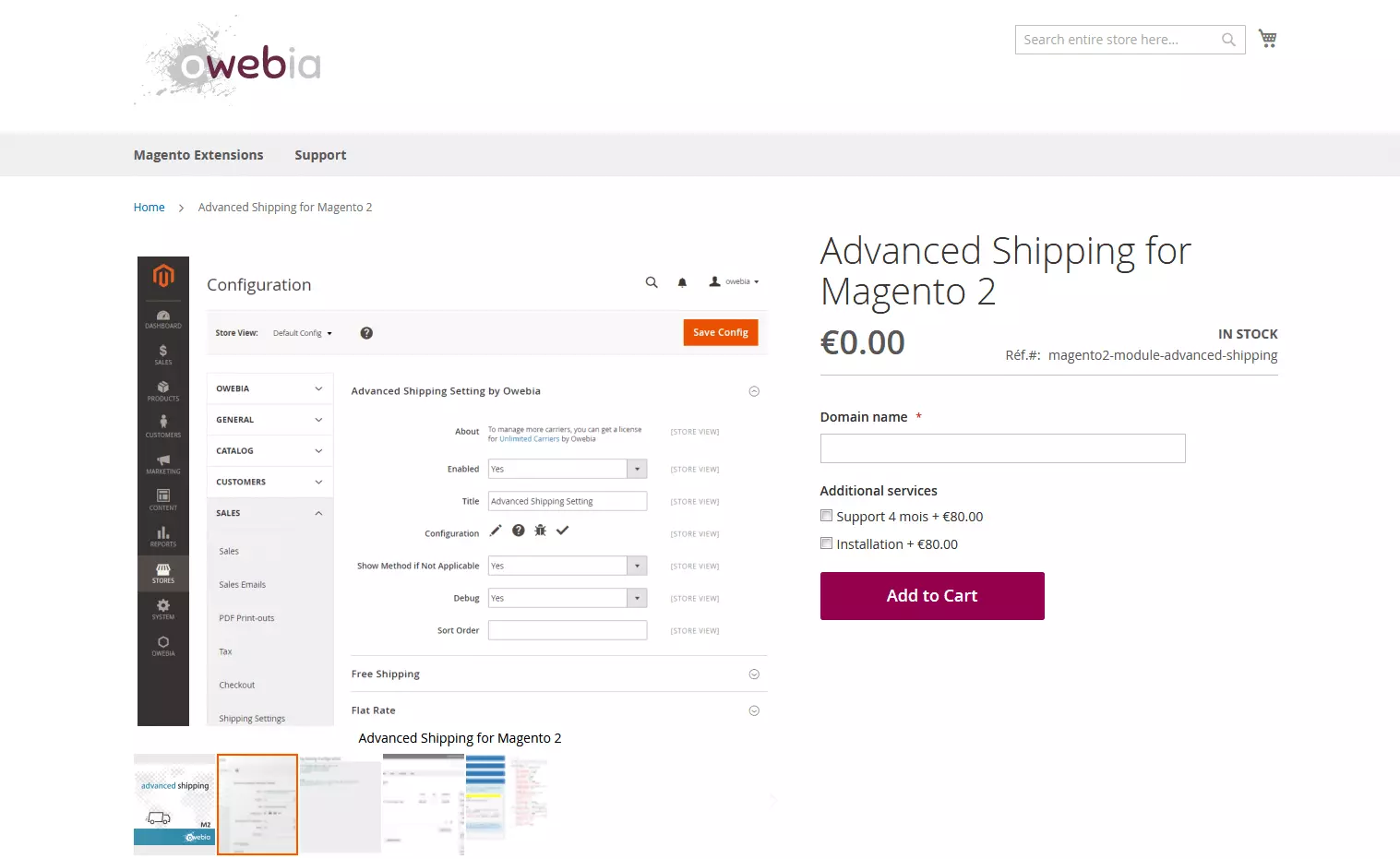 Magento-Extension Advanced Shipping