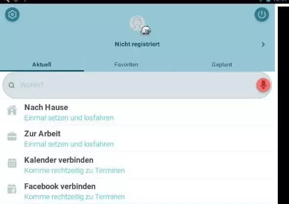 Waze-Suchfunktion