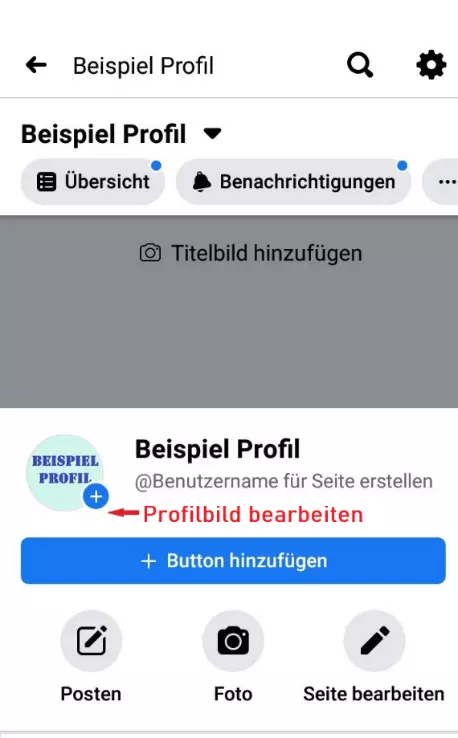 Das Facebook-Profilbild unter Android bearbeiten