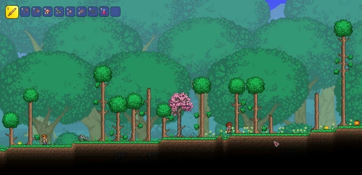 Spielszene aus Terraria