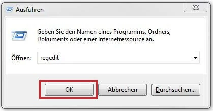 „Ausführen“-Dialog in Windows 10