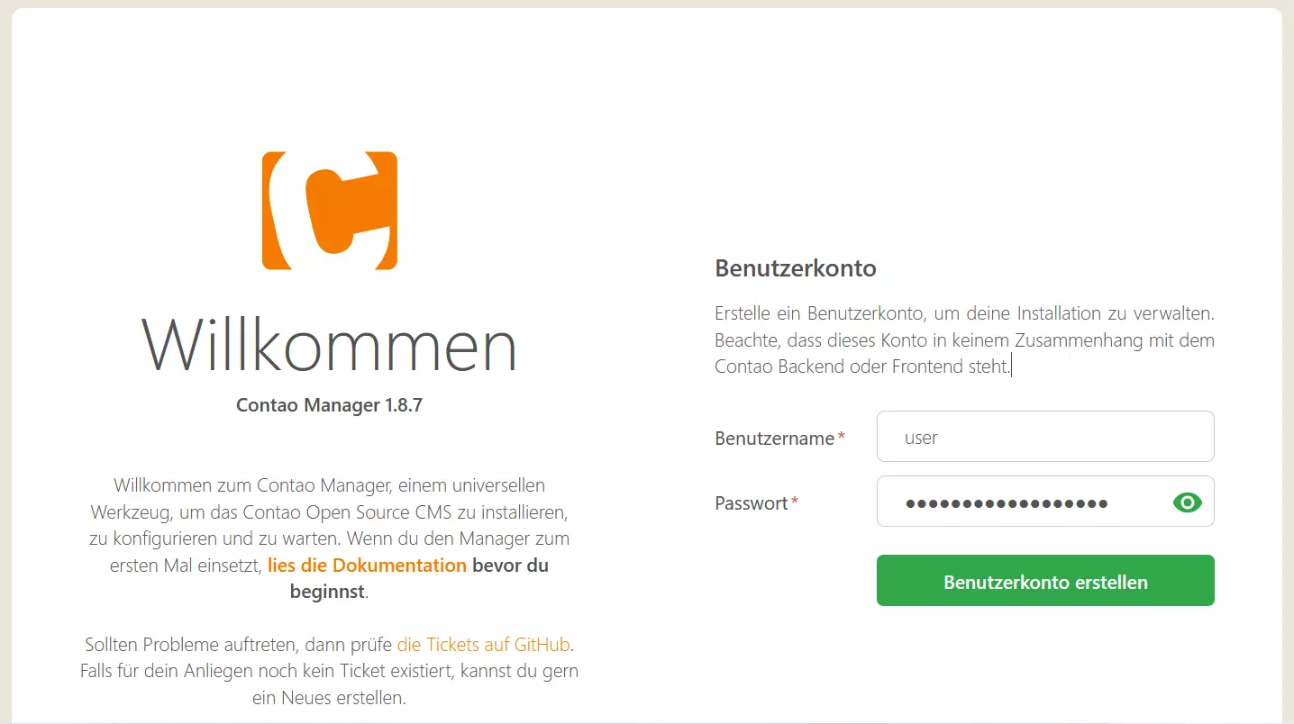 Der Contao-Manager