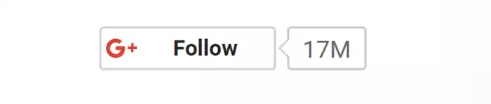 Der Follow-Button von Google+