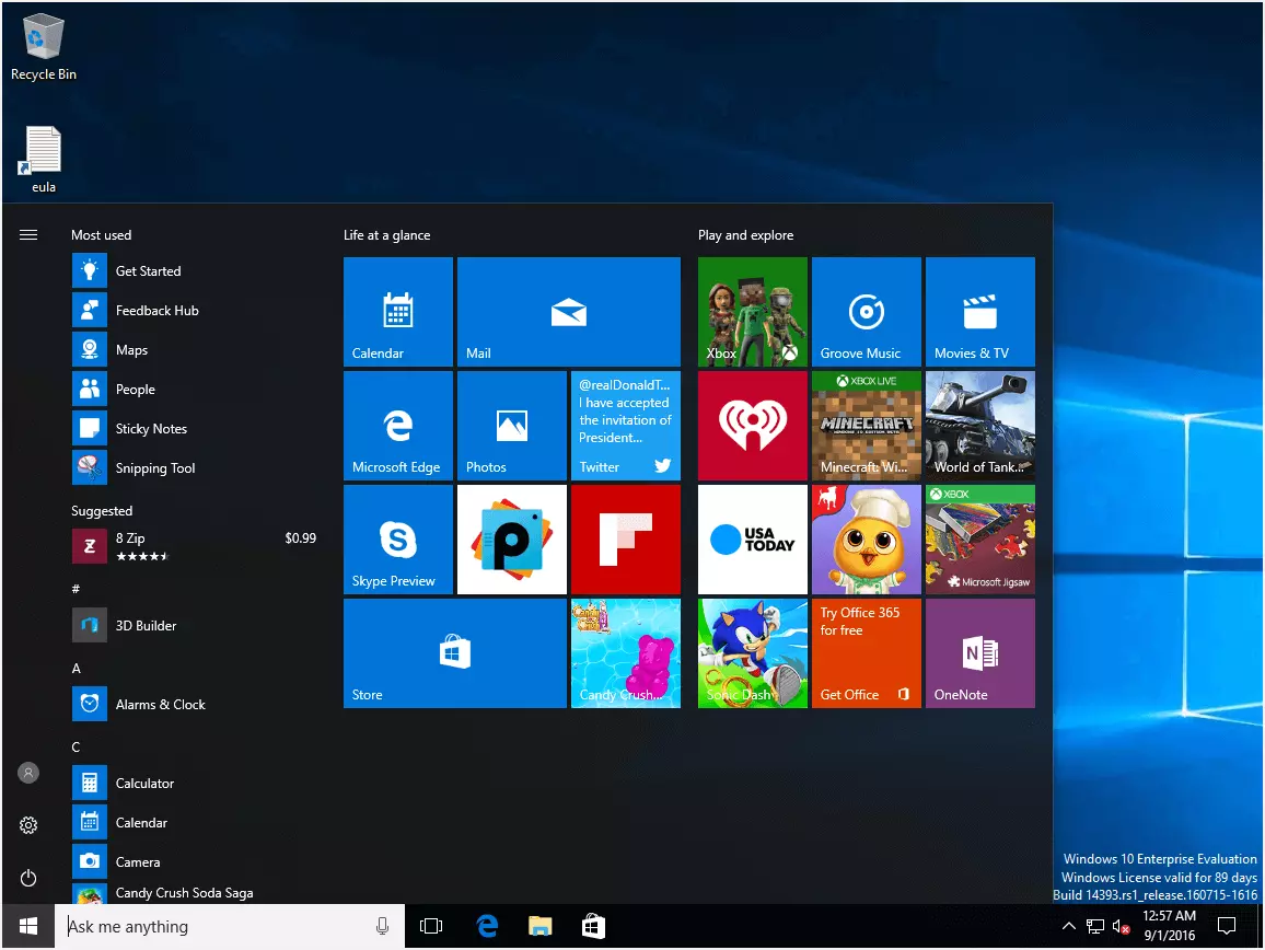 Einstellungs-App unter Windows 10 aufrufen