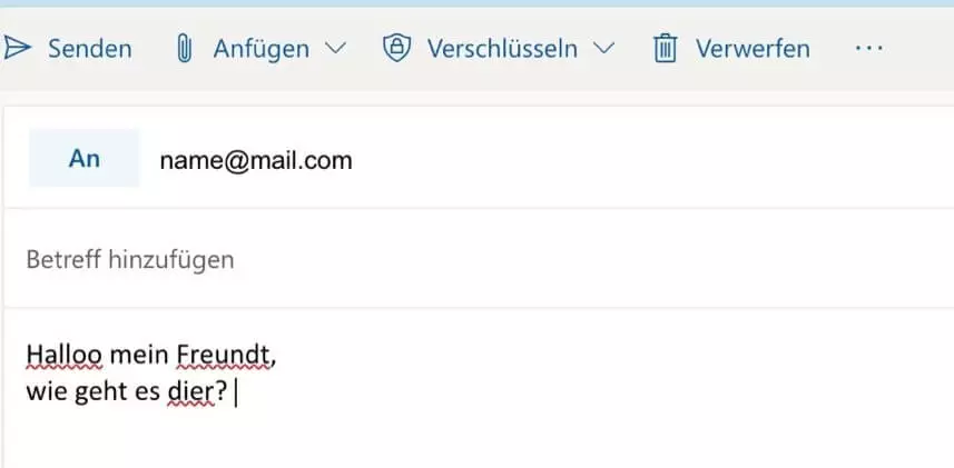 E-Mail-Fehlermarkierungen im Chrome-Browser