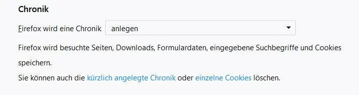 Cookies in Firefox aktivieren