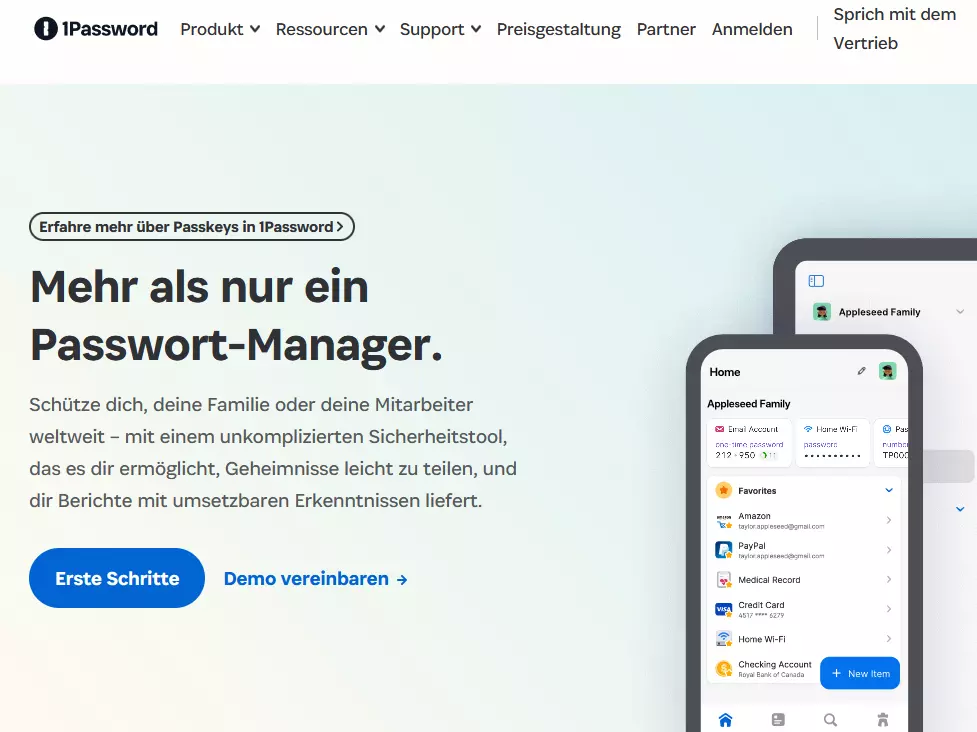 Passwort-Manager 1Password