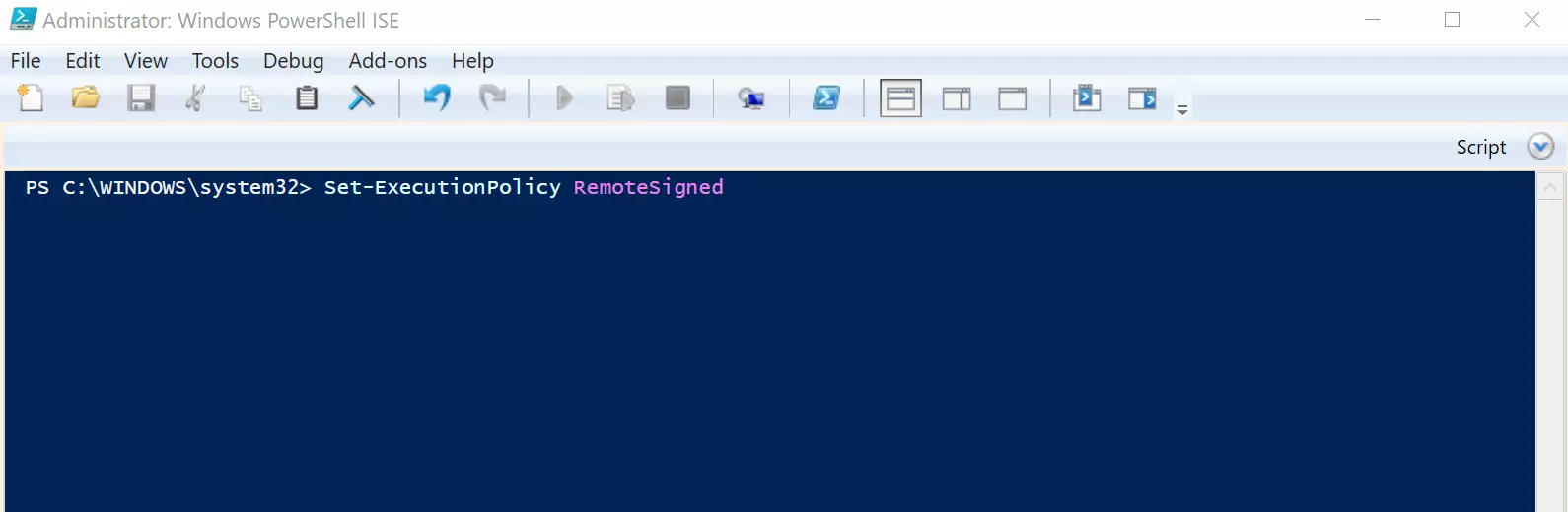 PowerShell ISE