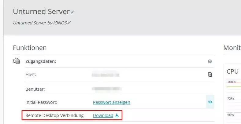 IONOS Cloud Panel: Remote-Desktop-Verbindung einrichten